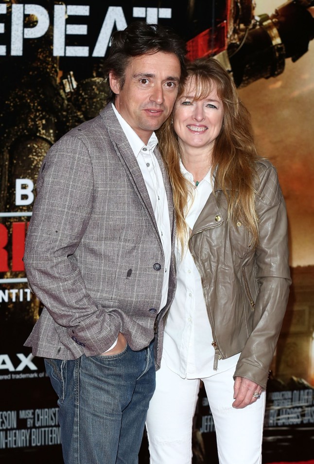 LONDON, ENGLAND - MAY 28: Richard Hammond and Amanda Hammond attend the UK premiere of 'Edge of Tomorrow' at BFI IMAX on May 28, 2014 in London, England. (Photo by Tim P. Whitby/Getty Images)