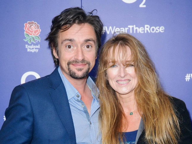 Richard Hammond with his ex-wife Mindy on the red carpet