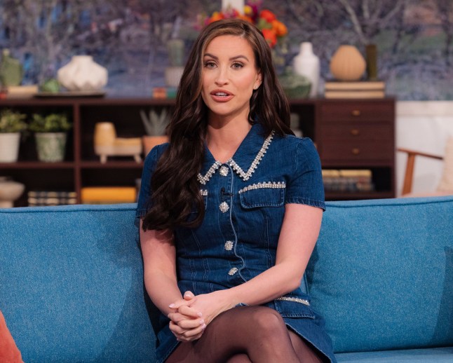 Editorial use only Mandatory Credit: Photo by Ken McKay/ITV/Shutterstock (15094439p) Ferne McCann 'This Morning' TV show, London, UK - 10 Jan 2025