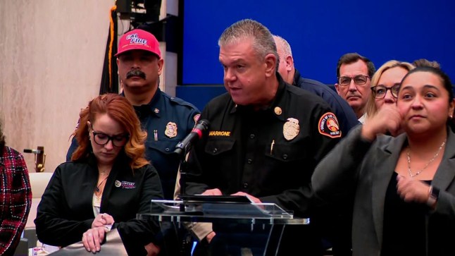 46 min ago NOW: Los Angeles officials provide update on wildfires