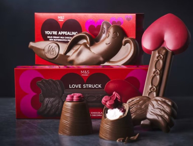 New Valentine's Day chocolates at M&S