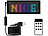 Luminea Programmierbare flexible LED-Anzeigetafel, 512 LEDs, 17x7xcm, App, USB Luminea Programmierbare flexibele LED-Anzeigetafel