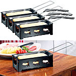 Rosenstein & Söhne 3er-Set Teelicht-Raclette, mit Schaber Rosenstein & Söhne Mini-Raclettes