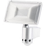 Luminea LED-Fluter, Aluminium, 13,5 Watt, IP44, mit Bewegungssensor Luminea LED-Fluter mit Bewegungsmelder (tageslichtweiß)