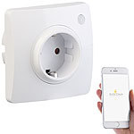 Luminea Home Control WLAN-Unterputz-Steckdose mit App, für Siri, Alexa & Google Assistant Luminea Home Control WLAN-Unterputz-Steckdosen