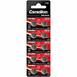 Camelion 10er-Set 1,5-Volt-Knopfzellen LR44/AG13 Alkaline Camelion Knopfzellen Typ LR44