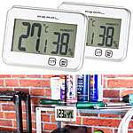 PEARL Digitales Thermometer & Hygrometer mit Minimum / Maximum, 2er-Set PEARL Digitale Thermometer/Hygrometer