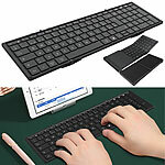 Callstel Faltbare Fullsize-Tastatur, Beleuchtung, Akku, Deutsch-Schweiz, BT Callstel Faltbare Fullsize-Tastaturen mit Bluetooth