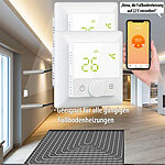 revolt 2er-Set WLAN-Fußbodenheizungs-Thermostat. Sprachsteuerung, App, weiß revolt WLAN-Raumthermostate