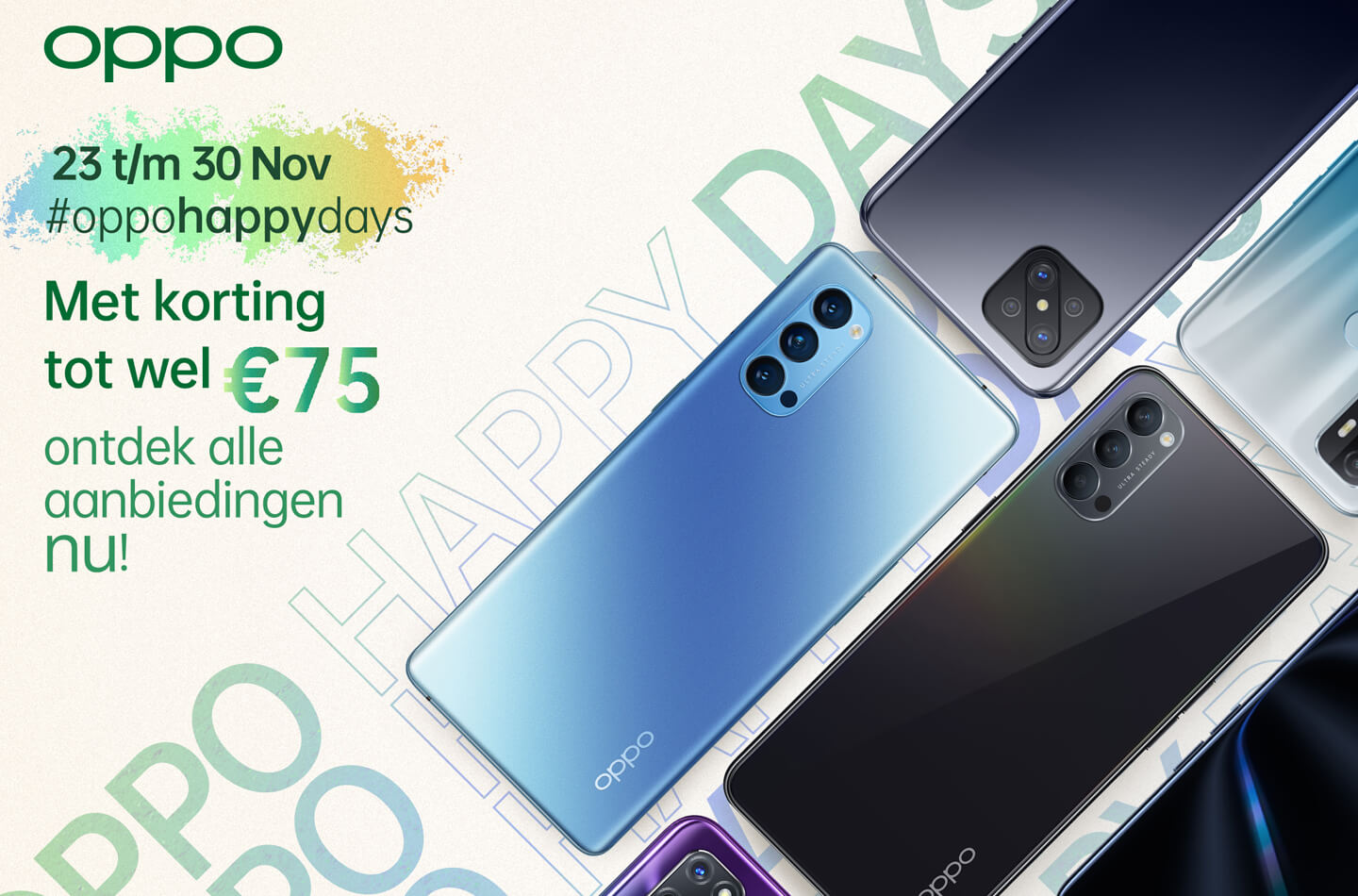 Oppo telefoon back friday