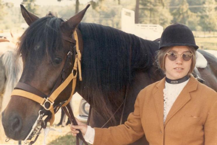 Jody Loomis and her horse