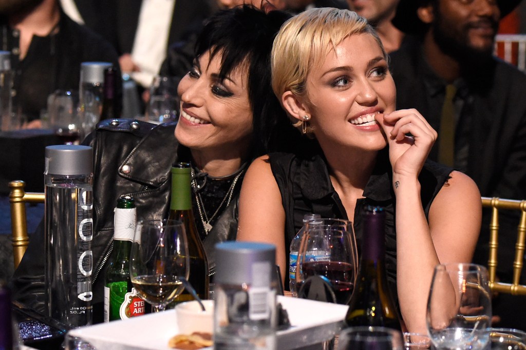 Joan Jett and Miley Cyrus