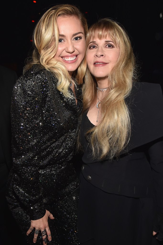 Miley Cyrus and Stevie Nicks