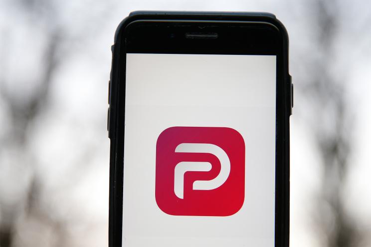 Parler app on phone