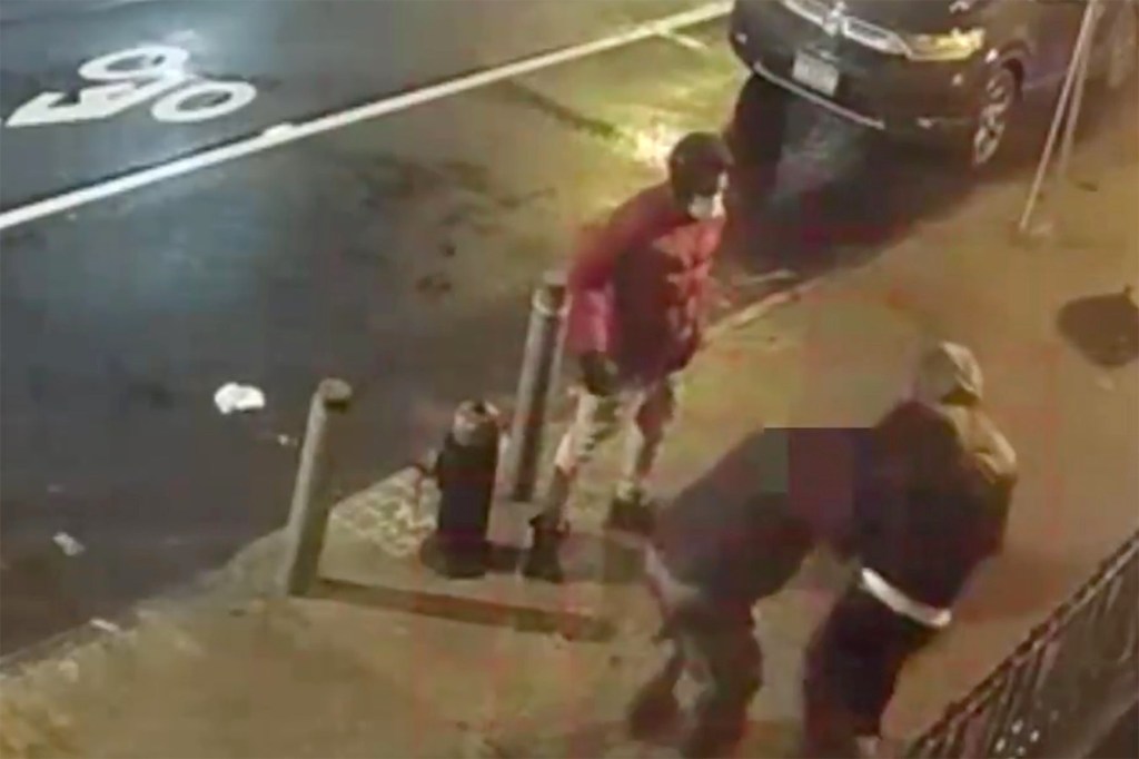 The 43-year-old victim, who works for Famous Amadeus Pizza in Hell’s Kitchen, was making a delivery at 7th Avenue and West 54th Street at 2:45 a.m. Jan. 2 when two men suddenly started punching and kicking him