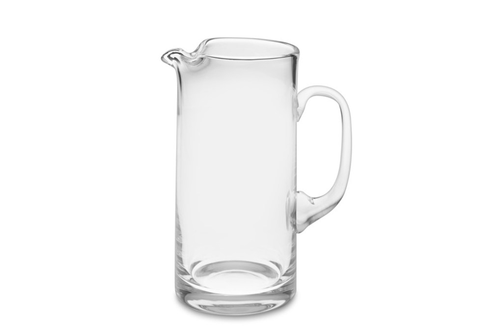 Tall Glass Pitcher