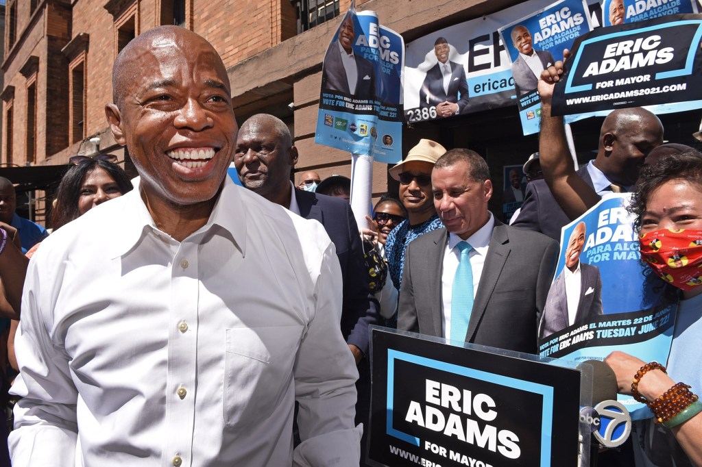 Eric Adams is favorite to become NYC's next mayor.