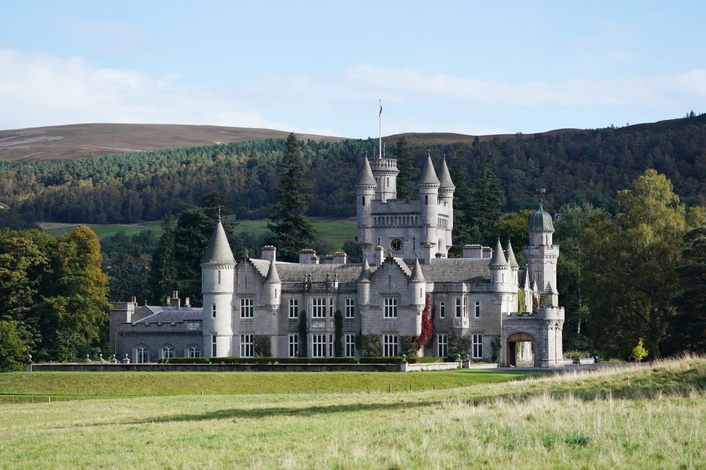 Balmoral Castle, where the Queen spends most of the summer.