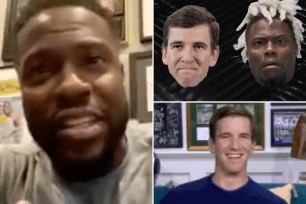 Eli Manning Kevin Hart