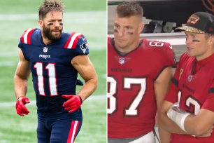 Julian Edelman revealed Monday on the "Manningcast" that his former Patriots teammate, Tom Brady, frequently uses the term "babe."