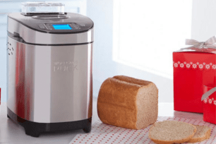 Wolfgang Puck bread maker in stainless steel