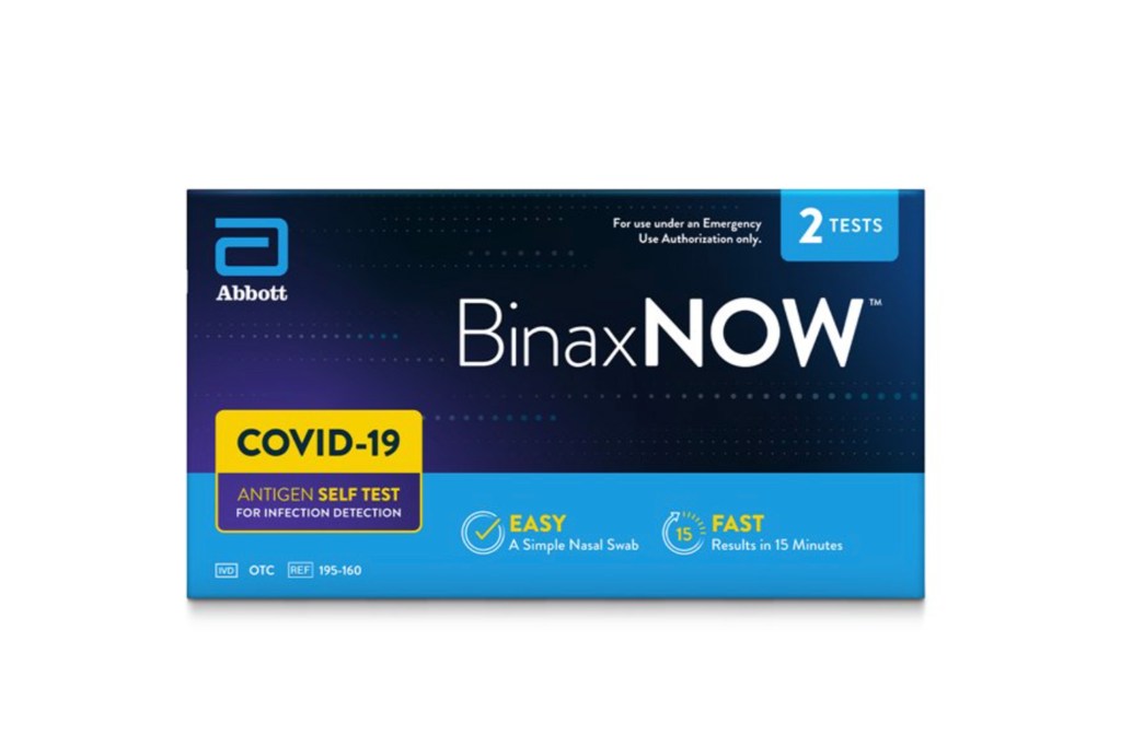 BinaxNOW COVID‐19 Antigen Self Test (2 Count)