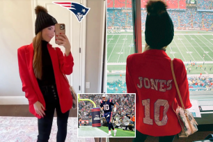 Sophie Scott celebrates boyfriend Mac Jones and 'playoff bound' Patriots