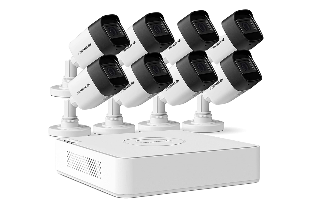 Defender 4K Ultra Wired 8-Camera Security System