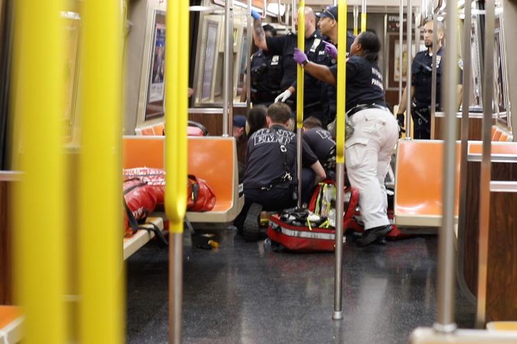 Canal street subway station, Q train murder victim Daniel Enriquez