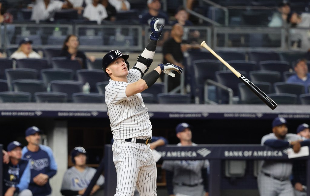 Yankees DH Josh Donaldson hits a walk-off grand slam in the 10th inning of a win over the Rays.