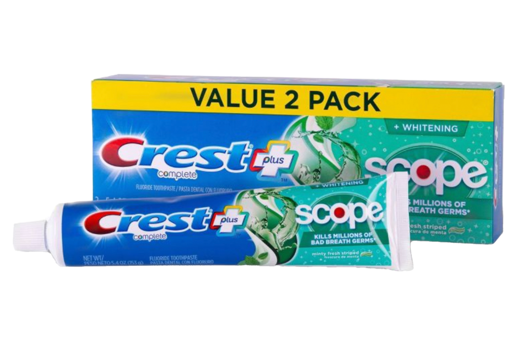 Crest + Scope Complete Whitening Toothpaste (2-4 Pack)