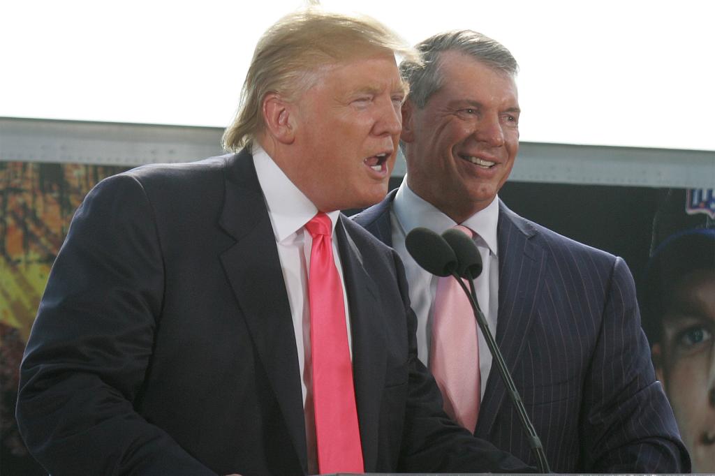 Donald Trump and Vince McMahon