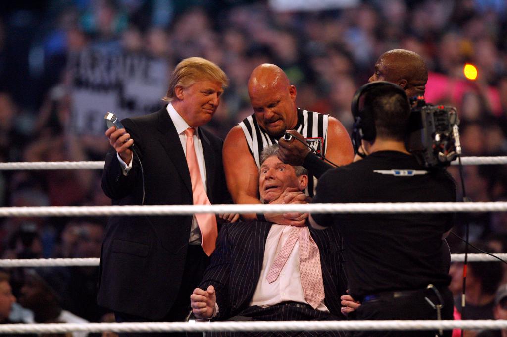 Donald Trump and Vince McMahon