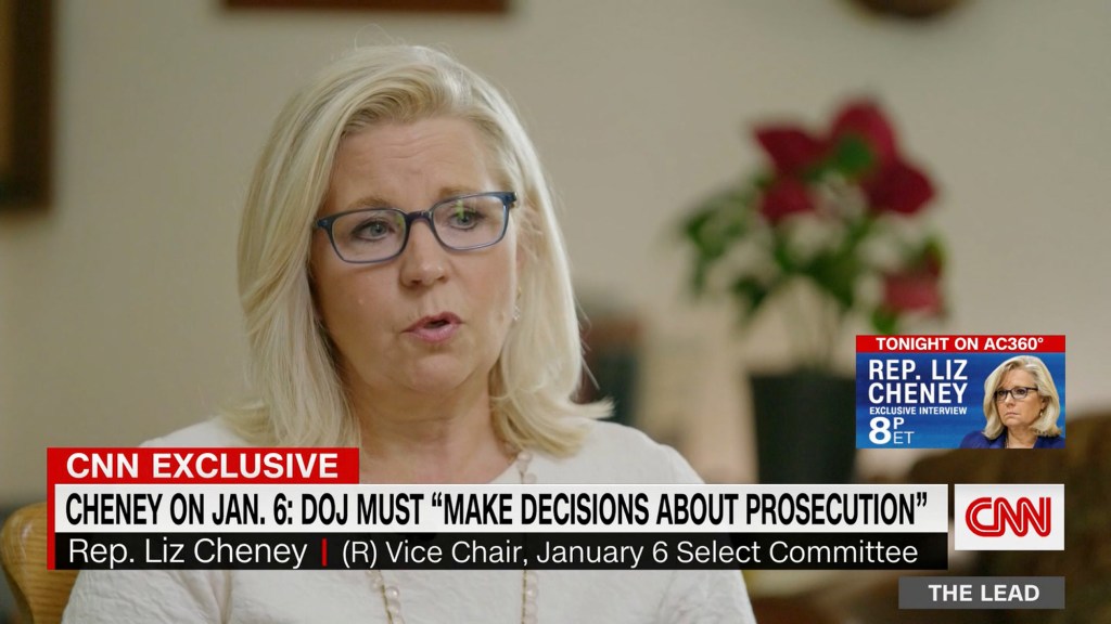 Cheney sat down with CNN on Thursday morning.