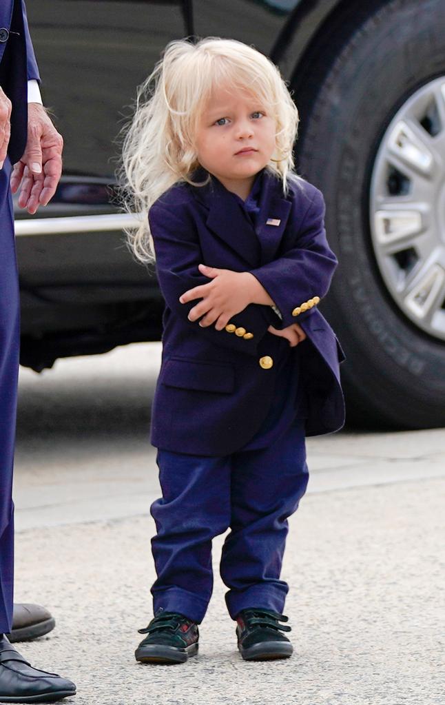 President Biden was joined by his son Hunter, daughter-in-law Melissa Cohen and grandson Beau.