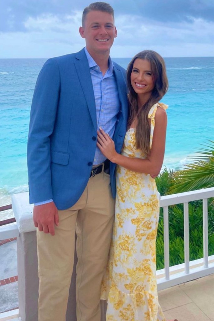 The couple vacationed in Bermuda together during the offseason.