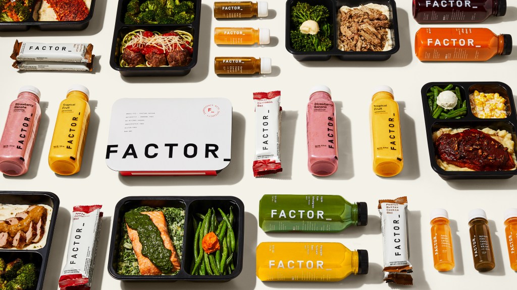 An array of Factor foods 