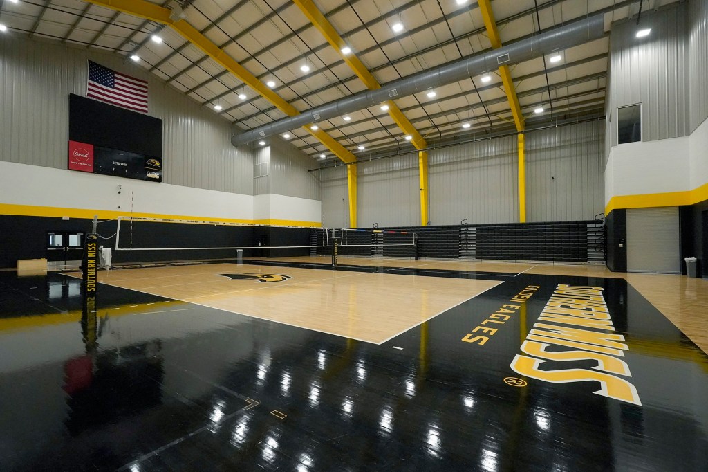 A view inside the Southern Miss volleyball facility on Sept. 16, 2022.