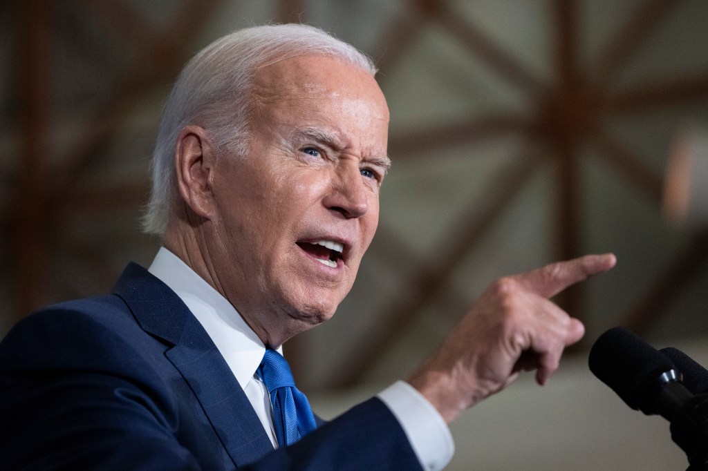 President Joe Biden speaks about threats to democracy ahead of next week's midterm elections, Wednesday, Nov. 2, 2022