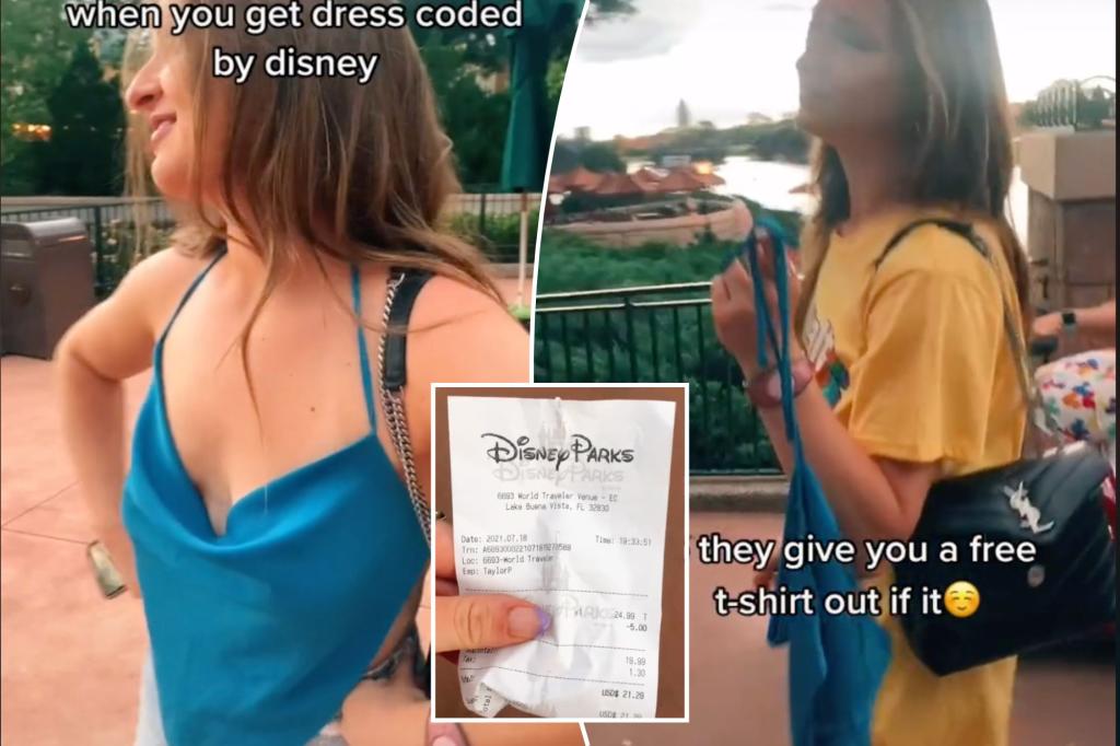 Outraged female Disneyland-goers have been flocking to TikTok in droves to complain about the House Of Mouse's allegedly unfair dress code. In one resurfaced video with 4 million views, a New Jersey woman claimed that she was flagged by the Happiest Place on Earth for wearing a seemingly innocuous top