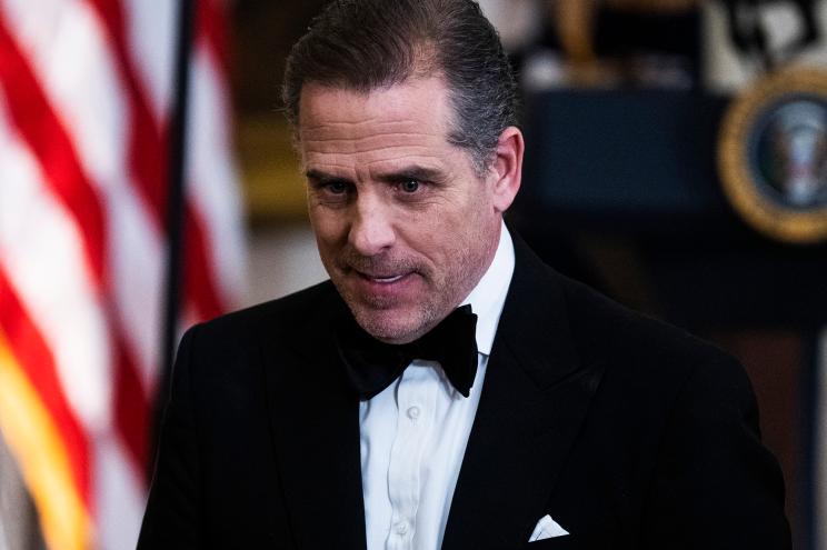 A picture of Hunter Biden at the Kennedy Center Honorees reception at the White House.