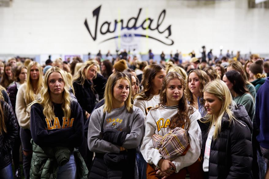 vigil at univ. of idaho