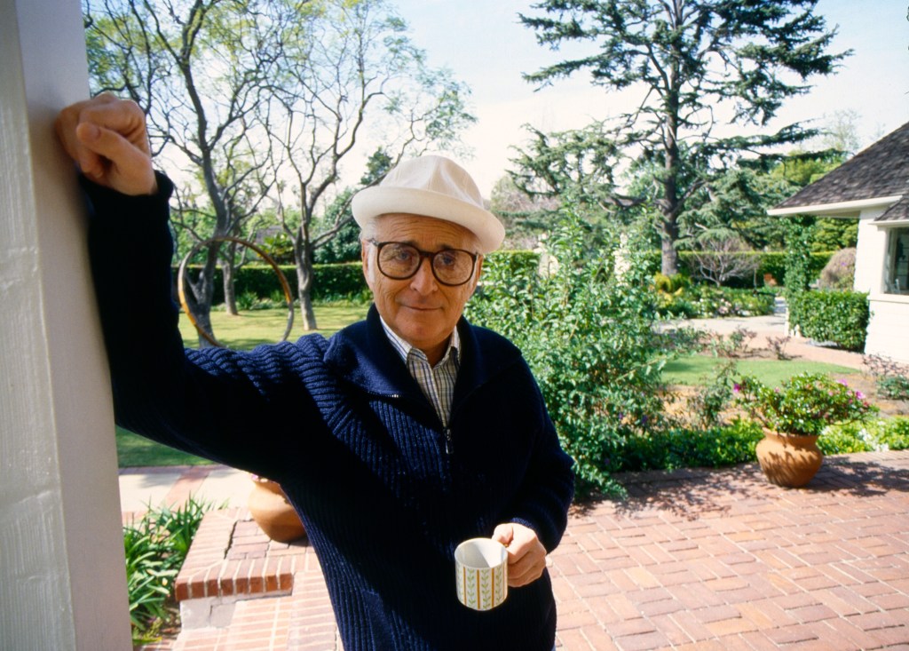 Producer Norman Lear at home, February 27, 1984 in Los Angeles, California. 