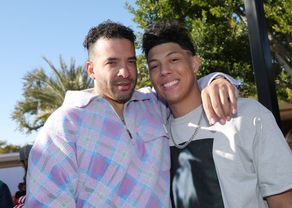 Jackson Mahomes and reality TV star Jason Lee.