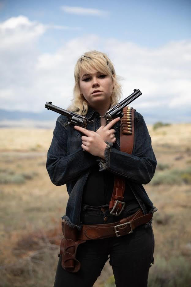 Hannah Gutierrez-Reed, the 24-year-old head armorer in charge of guns on the movie set RUST - where a gun prop gone wrong led to Alec Baldwin fatally shooting Halyna Hutchins