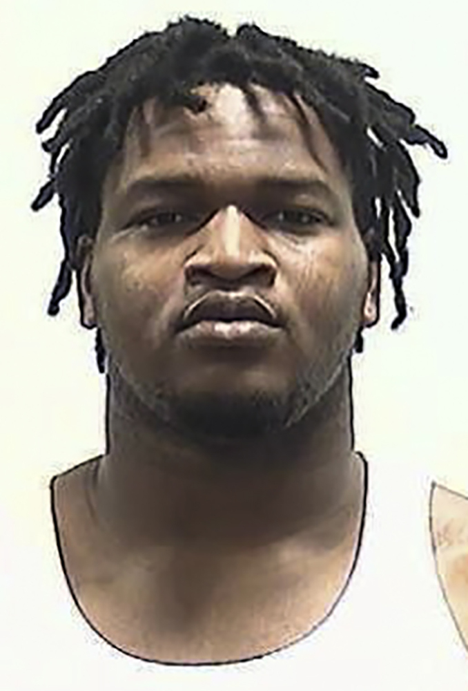 The mugshot of former Georgia football player Jalen Carter after he turned himself into authorities on March 1, 2023, in Athens, Ga. 