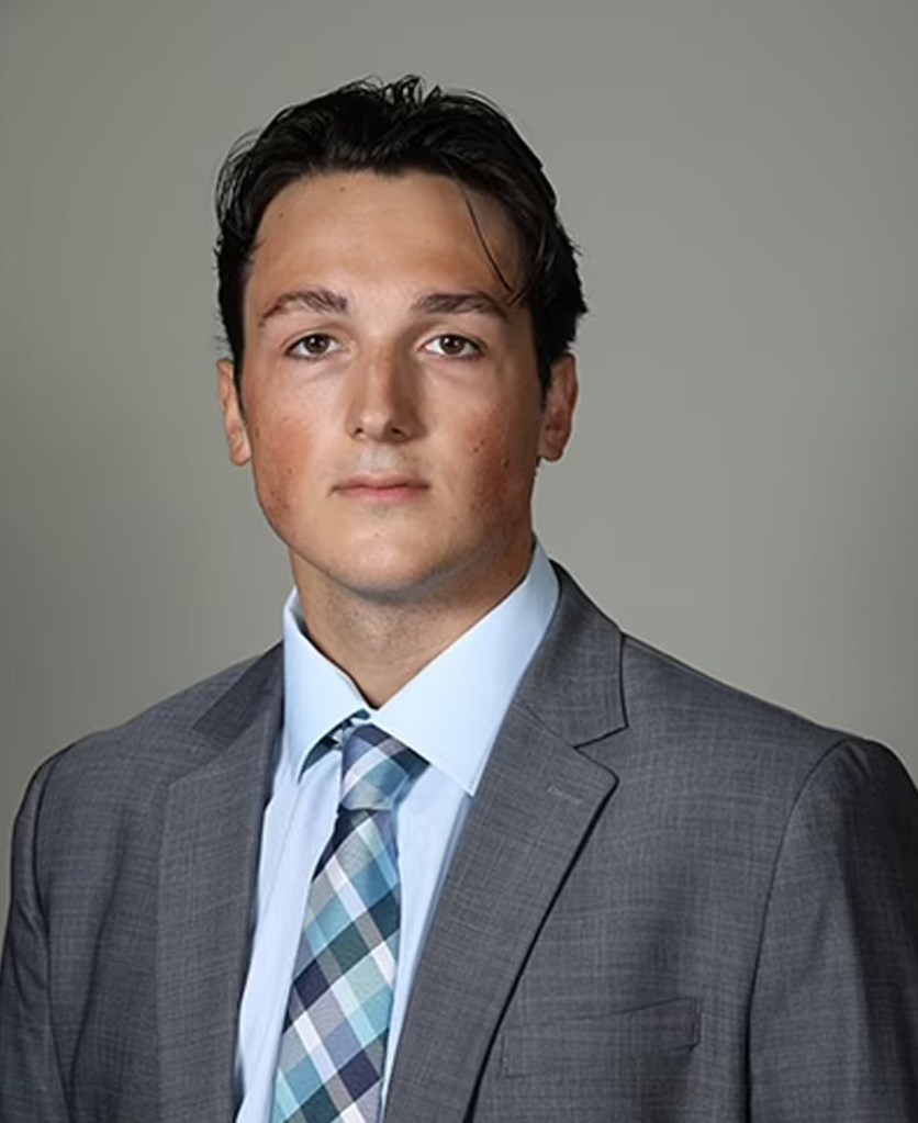 Carson Briere’s head shot for Mercyhurst University.