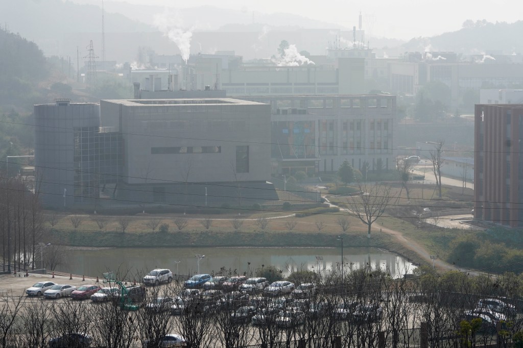 A view of the P4 lab inside the Wuhan Institute of Virology is seen after a visit by the World Health Organization team in Wuhan in China's Hubei province on Feb. 3, 2021.