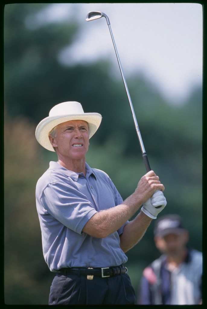 Kermit Zarley playing golf