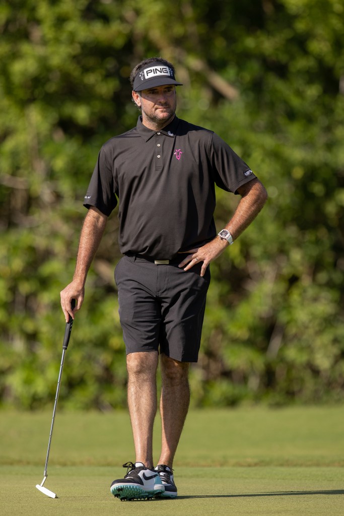 Bubba Watson on the golf course